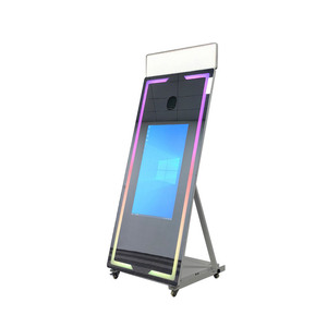 Nouvelle cabine photo <span class=keywords><strong>360</strong></span>° avec miroir, écran tactile 65/43 pouces, compatible iPad et appareil photo reflex, avec imprimante - Product Image 2