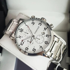 Nouvelle montre à quartz classique pour homme, chronographe à cadran à trois aiguilles, étanche 50M, style business décontracté, bracelet 22mm, design simple et tendance - Product Image 5