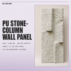Paneles de Pared con Textura de Piedra 3D PU para Exteriores, Revestimiento de Paredes Classicline para Muros de Muelle y Puerto - Product Image 2