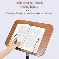 Mesa de Conferencias Minimalista Moderna de Madera, Mesa de Exhibición de Biblias, Podio Ajustable para la Iglesia para Recibir Premios