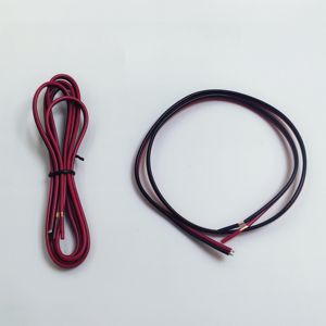 Kabel Ekstensi LED Strip Listrik 2 Pin Custom 2468, Kawat Tembaga Berlapis Timah dengan Isolasi PVC, Kabel AWG 16/18/20/22/24/26/28/30 - Product Image 1