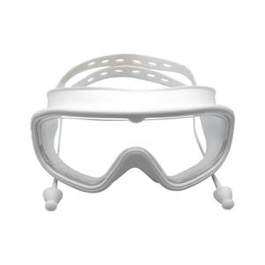 Lunettes de natation à grande monture XL, lentilles PC, matériau silicone, étanches, anti-buée, équipement de natation universel pour adultes - Product Image 3
