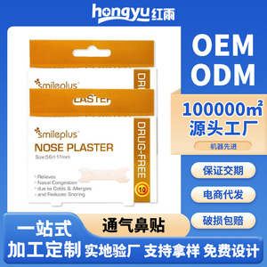 Manufacturer wholesale snoring nasal strips, comfortable elastic <b>physical</b> expansion breathing strips for adults and children. - Product Image 5