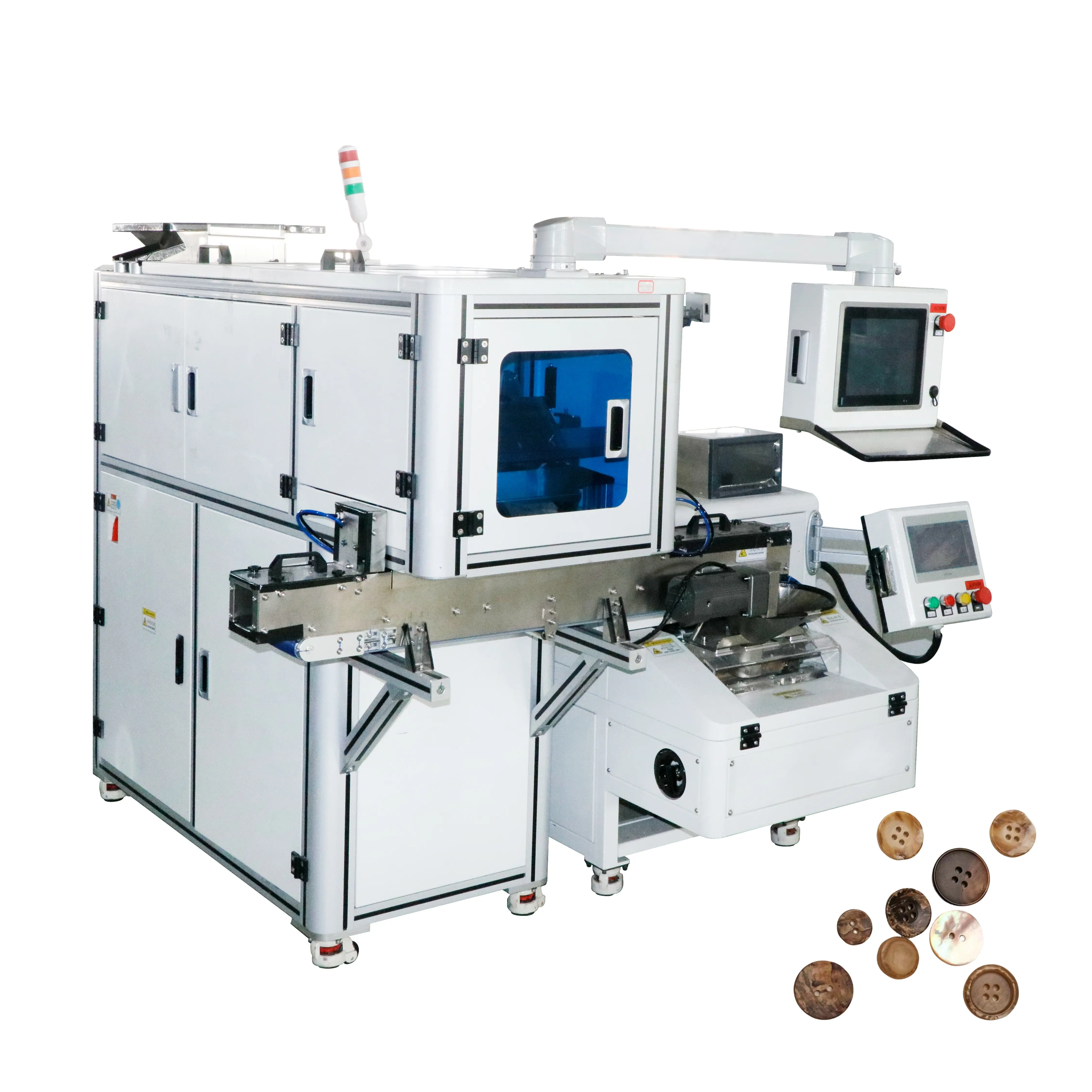 Factory Price button hardware connector chip real time image processing counting packing machine