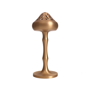 Brûleur d'encens Tongpu Craftsman en bois de santal et bambou, brûleur d'encens d'intérieur en cuivre pur pour la maison, bois de santal et bois d'agar - Product Image 5