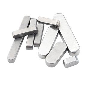 Llave de máquina personalizada SS304 ss316, llave plana de acero chapado en zinc, llaves paralelas <span class=keywords><strong>Din6885</strong></span> - Product Image 1