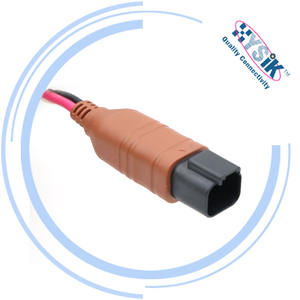 DT02-2P Duetsch <span class=keywords><strong>2</strong></span> Pin erkek konnektör kablo düz IP67 IP68 Deutsch fiş kalıplı Cordset tek sonu kablolama için kamyon - Product Image 2