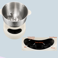 Robot pâtissier électrique de table CX-6020 5L 2 vitesses Turbo 200W avec bol mélangeur pour la maison et la cuisine