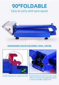 Industrielle Wiege faltbare elektronische 300kg Plattform waage beliebte TCS Plattform waage - Product Image 5