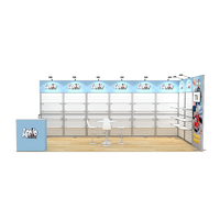 Stand d'exposition en aluminium SEG personnalisé 10x20 pieds, système de stand d'exposition pour salon professionnel