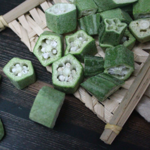 Cube de gombo lyophilisé FD de haute qualité fabriqué en usine exportation chinoise pour la nourriture instantanée - Product Image 4