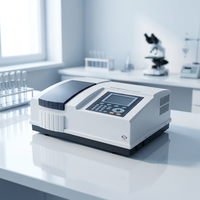 Spectrophotomètre à double faisceau BRT-5600UV C-T, monochromateur, calibrage automatique de la longueur d'onde, exportation de données USB, détecteur optique de laboratoire