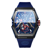 Best-seller Montres mécaniques pour hommes OEM Private Design FKM automatique squelette logo personnalisé