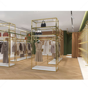 Support d'affichage pour magasin de vêtements au détail, support de vêtements réglable pour robes, manteaux, robes de mariée, aménagement intérieur de boutique - Product Image 5