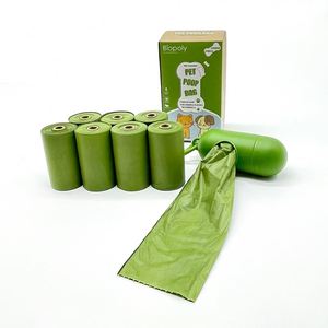 Outdoor Walking Travel Leak-Proof Pet Trash Bag <b>Compostable</b> Biodegradable Dog Poop Bag Plastic Bag - Product Image 1