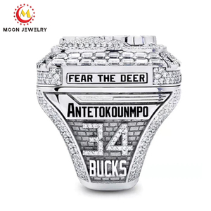 Bague de championnat de basketball personnalisée 2026, bague de championnat des Milwaukee Bucks <span class=keywords><strong>2021</strong></span>, bague de championnat de football américain personnalisée - Product Image 2