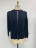 Pull à col rond pour homme en coton BCI 100% - Manches longues - Tricoté - Uni - Certifié BSCI/WRAP