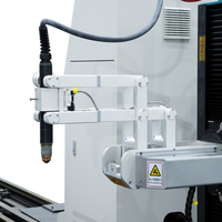 Machine de découpe de tubes ronds en acier à 5 axes, fraiseuse à chanfreiner, découpe de tuyaux en métal au plasma à flamme CNC à vendre