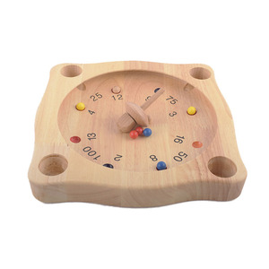 Juego de Mesa Clásico de Madera, <span class=keywords><strong>Ruleta</strong></span> Tirolina con Trompo - Product Image 3