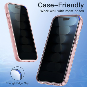 28 °   Защитное стекло Anti-SPY для iPhone 14/15 Pro Max с инструментом для установки, пылезащитным комплектом, 9H HD, устойчивое к царапинам - Product Image 6