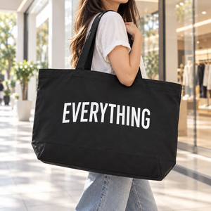Bolsas de Compra Personalizadas Extra Grandes de Polialgodón con Logotipo, Venta al por Mayor para Mercados de Agricultores, Comercio Minorista y Promociones - Product Image 2
