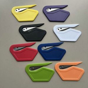 Ouvre-lettre de marque avec lame longue - Découpeur d'enveloppes personnalisé en ABS imprimé en sérigraphie pour usage promotionnel - Product Image 3