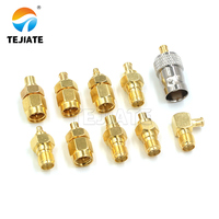 Adaptateur RF SMA/MCX-JJ JK KJ KK KJW, connecteur mâle-femelle à angle droit pour applications de câbles RF