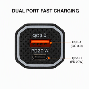 Cargador de Coche USB C al por Mayor, <span class=keywords><strong>Adaptador</strong></span> Mini de <span class=keywords><strong>Doble</strong></span> Puerto QC3.0 PD 20W Tipo-C, Cargador Rápido para Teléfono Móvil - Product Image 6