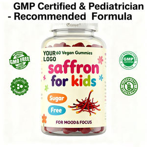子供のための米国EUホットセールサフロンガンミーGABAサプリメントを含む天然サフロンエキスは気分サポートと穏やかなかんしゃくを提供します - Product Image 2