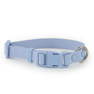 Juego de arnés Para Perros Sin anillo en D de tracción, juego de <span class=keywords><strong>collar</strong></span> y correa para mascotas, ajustable, diseñador personalizado, juego de arnés para perros de PVC impermeable - Product Image 3