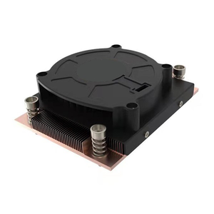 Ventilador de <span class=keywords><strong>Cpu</strong></span> RGB Delgado, Enfriador de <span class=keywords><strong>Cpu</strong></span> de escritorio con aletas de cobre para <span class=keywords><strong>AMD</strong></span> Am5 Ryzen 7000 Itx Htpc, procesador, uso de rendimiento de refrigeración por aire - Product Image 1
