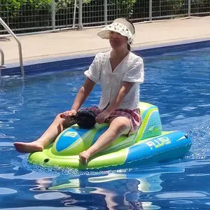 Inflatable PVC cho trẻ em trẻ em seascooters waterjet thuyền Inflatable Ride-on đồ chơi