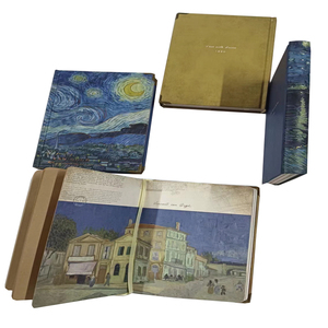 Taccuino antigraffio <span class=keywords><strong>Van</strong></span> <span class=keywords><strong>gogh</strong></span> stile retrò ready made spot journal stock notebook block caseificio <span class=keywords><strong>notte</strong></span> <span class=keywords><strong>stellata</strong></span> girasole - Product Image 6