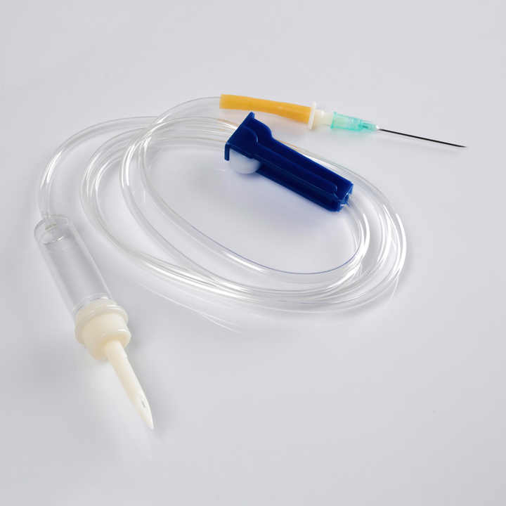 Medical Disposable Sterile IV Infusion Giving Set with Regulator