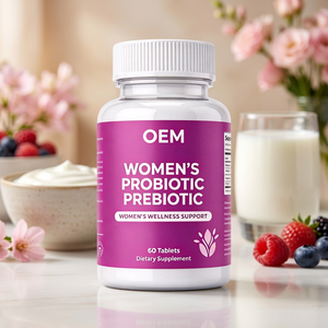 Tabletas Probióticas y Prebióticas para Mujeres OEM, 60 Tabletas, Fórmula para el Bienestar Femenino, Personalización, Marca Privada - Product Image 1