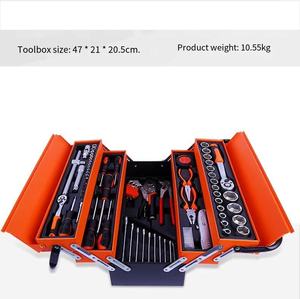 Juego de Herramientas de Alta Calidad de 85 Piezas en Caja Metálica con Llave de Trinquete, Alicates y Herramientas Manuales para Reparaciones del Hogar y del Automóvil - Product Image 3