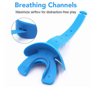 Protège-lèvres de football américain, rugby, basketball, protection des gencives, plastique écologique de qualité alimentaire, protège-dents léger avec sangle - Product Image 5