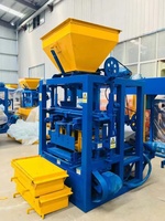 Machine automatique de fabrication de briques creuses en béton/ciment avec pompe PLC et boîte de vitesses, prix usine, facile à utiliser
