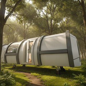 Maisons capsules préfabriquées modulaires à vendre - Structure en acier écologique à énergie solaire avec design moderne pour sites touristiques et hôtels - Product Image 1