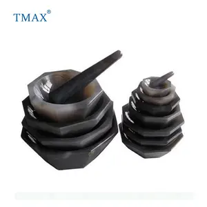 TMAX brand Lab Natural Agate Mortar and Pestle