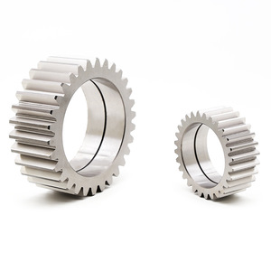 Nhà sản xuất giá của tùy chỉnh nhỏ <span class=keywords><strong>Mod</strong></span> 1.5 đôi Brass thép không gỉ CNC thúc đẩy bánh răng - Product Image 1