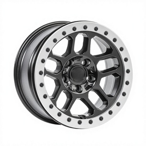 Nouvelles jantes tout-terrain en alliage coulé <span class=keywords><strong>Wheelman</strong></span> 17x8.0 4x4 PCD5x127 ET+12mm avec design concave fonctionnel BeadLock, garantie de 3 ans - Product Image 2