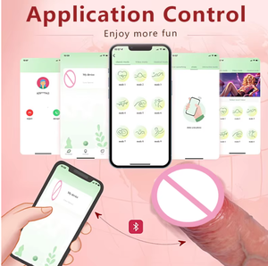 Mainan seks kondom lengan <span class=keywords><strong>Penis</strong></span> bergetar realistis Dildo tali berongga untuk ejakulasi pria penundaan - Product Image 5