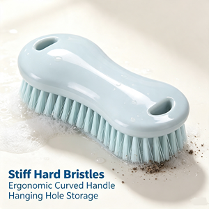 Soft Nylon Laundry Cleaning <b>Brush</b> Handheld <b>Scrub</b> <b>Brush</b> Portable Clothes Care <b>Brush</b> for Household Bathroom - Product Image 3