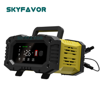 Cargador de Batería Universal para Motocicletas y Automóviles 12V 24V 10A con Reparación por Pulsos para Baterías de Litio (LiFePO4) y Plomo-Ácido