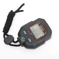Chronomètre sportif professionnel personnalisé avec logo, compte à rebours, étanche, multifonctionnel, 100 mémoires, chronomètre numérique pour la boxe et la salle de sport