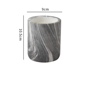 Tarro de vela de alta capacidad, contenedor de cerámica rellenable, tarros de vela de lujo - Product Image 5