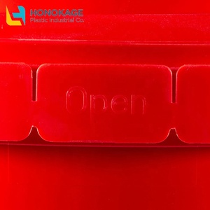 Récipient en plastique pour biscuits à usage unique, emballage écologique rond de 1.25 gallons, logo personnalisé imprimé, récipient pour cookies - Product Image 5