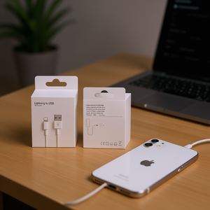 Câble Lightning vers USB 2m, charge rapide et synchronisation des données pour iPhone - Product Image 1