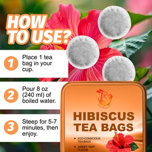 OEM ODM Hibiscus Tea Bags Liver Kidney Health Support Boost Immunity Strengthen <b>Your</b> Defense Boost <b>Your</b> Vitality - Product Image 5
